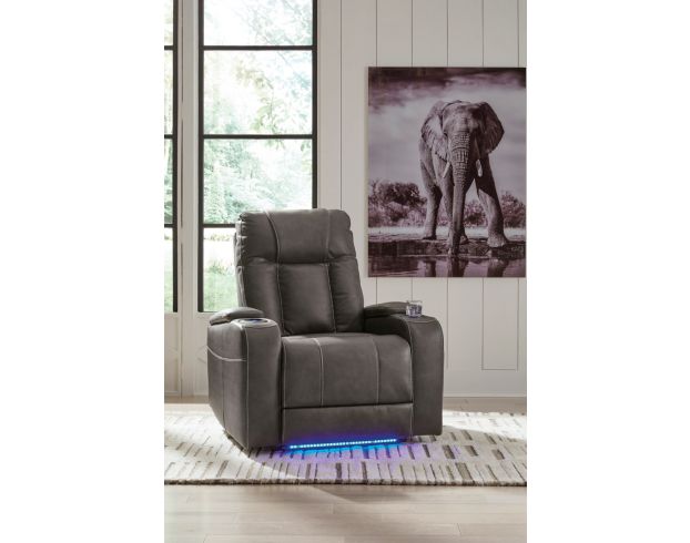 Ashley Feazada Shadow Power Rocker Recliner large image number 7