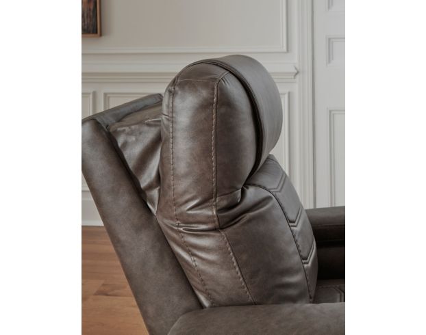 Ashley Schooner Rocks Umber Power Recliner large image number 9