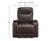 Ashley Schooner Rocks Umber Power Recliner small image number 11