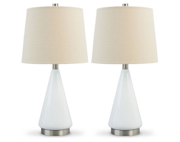 Ashley Ackson White Table Lamp (Set of 2) large image number 2