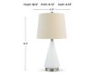 Ashley Ackson White Table Lamp (Set of 2) small image number 7