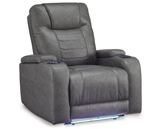 Ashley Schooner Rocks Slate Power Recliner large image number 3