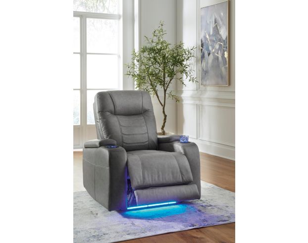 Ashley Schooner Rocks Slate Power Recliner large image number 8