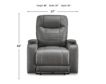 Ashley Schooner Rocks Slate Power Recliner small image number 12