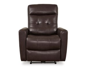 Ashley Pisgham Chocolate Dual Power Leather Recliner