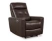 Ashley Pisgham Chocolate Dual Power Leather Recliner small image number 3