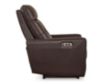 Ashley Pisgham Chocolate Dual Power Leather Recliner small image number 5