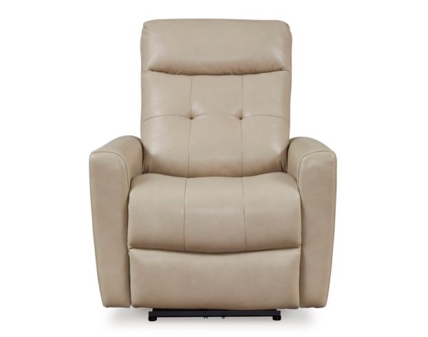 Ashley Pisgham Sand Dual Power Leather Recliner large image number 1