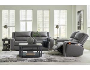 Ashley Brixworth Slate Reclining Sofa