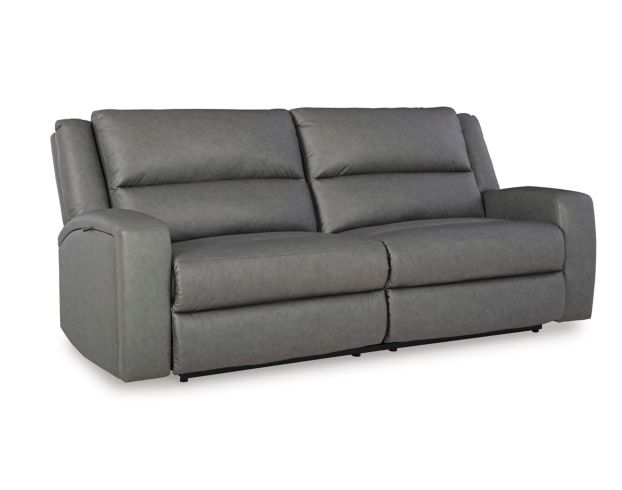 Ashley Brixworth Slate Reclining Sofa large image number 3