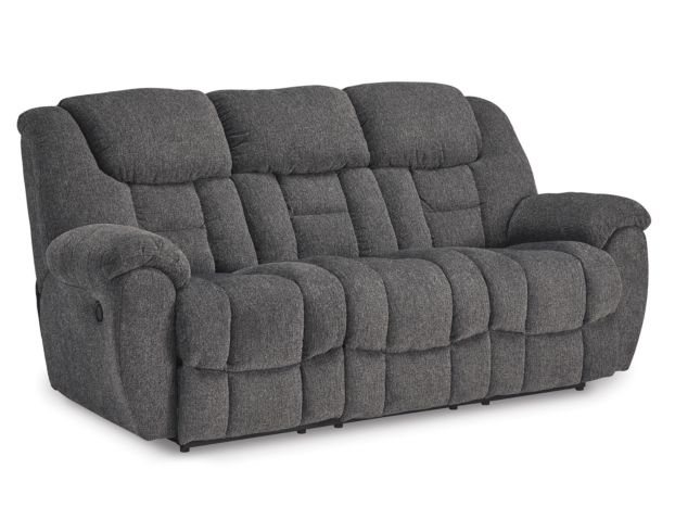 Ashley Foreside Charcoal Reclining Sofa large image number 3