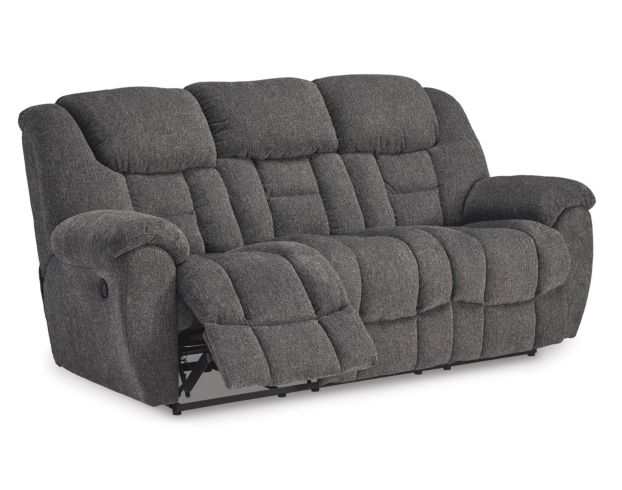 Ashley Foreside Charcoal Reclining Sofa large image number 4