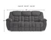 Ashley Foreside Charcoal Reclining Sofa small image number 7