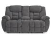 Ashley Foreside Charcoal Reclining Loveseat small image number 1