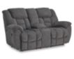 Ashley Foreside Charcoal Reclining Loveseat small image number 3