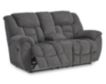 Ashley Foreside Charcoal Reclining Loveseat small image number 4