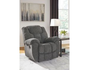 Ashley Foreside Charcoal Rocker Recliner