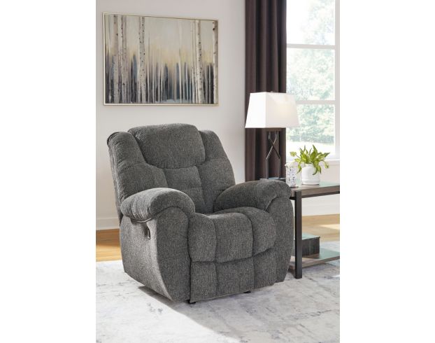 Ashley Foreside Charcoal Rocker Recliner large image number 2