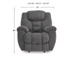 Ashley Foreside Charcoal Rocker Recliner small image number 7