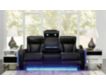 Ashley Boyington Black Dual Power Leather Reclining Sofa small image number 2