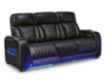 Ashley Boyington Black Dual Power Leather Reclining Sofa small image number 4