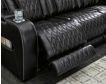 Ashley Boyington Black Dual Power Leather Reclining Sofa small image number 10