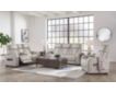 Ashley Boyington Gray Dual Power Leather Reclining Loveseat with Console small image number 2