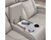 Ashley Boyington Gray Dual Power Leather Reclining Loveseat with Console small image number 5