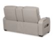 Ashley Boyington Gray Dual Power Leather Reclining Loveseat with Console small image number 9