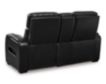 Ashley Boyington Black Dual Power Leather Reclining Loveseat with Console small image number 10