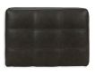 Ashley Luigi Thunder Black Leather Ottoman small image number 5