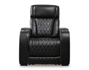 Ashley Boyington Black Leather Power Recliner