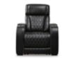 Ashley Boyington Black Leather Power Recliner small image number 1