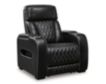 Ashley Boyington Black Leather Power Recliner small image number 2