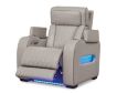 Ashley Boyington Gray Leather Power Recliner small image number 4