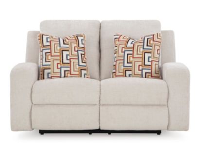 Ashley Danum Stone Reclining Loveseat