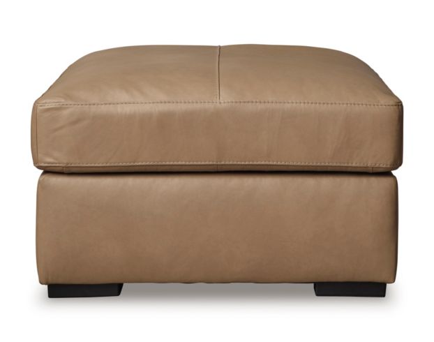 Ashley Bandon Toffee Oversized Accent Leather Ottoman large image number 3