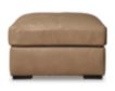 Ashley Bandon Toffee Oversized Accent Leather Ottoman small image number 3