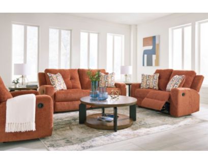 Ashley Danum Spice Reclining Loveseat