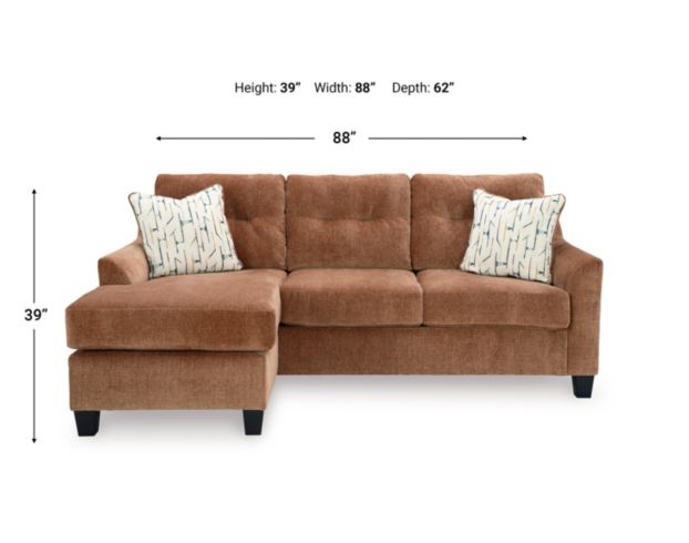 Ashley Amity Bay Clay Sofa with Reversible Chaise large image number 10