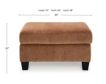 Ashley Amity Bay Clay Ottoman small image number 6