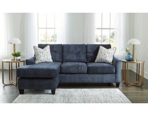 Ashley Amity Bay Ink Sofa with Reversible Chaise