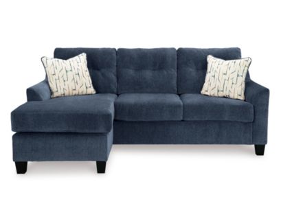 Ashley Amity Bay Ink Sofa with Reversible Chaise