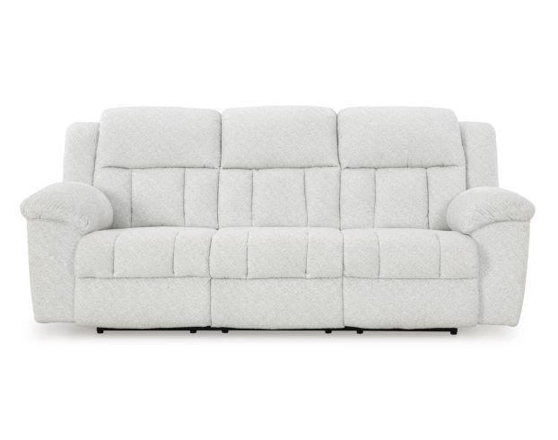 Ashley Frohn Snow Reclining Sofa large image number 1