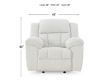 Ashley Frohn Snow Rocker Recliner small image number 7