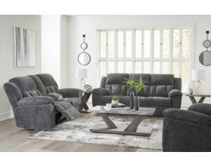 Ashley Frohn Graphite Reclining Sofa