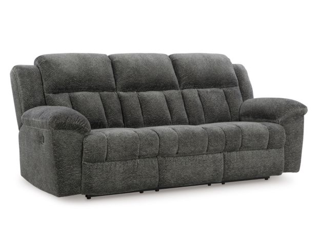 Ashley Frohn Graphite Reclining Sofa large image number 3