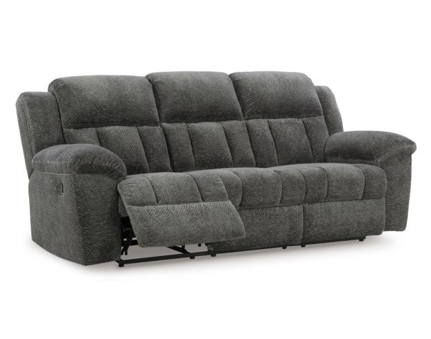 Ashley Frohn Graphite Reclining Sofa large image number 4