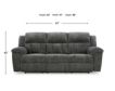 Ashley Frohn Graphite Reclining Sofa small image number 8