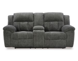 Ashley Frohn Graphite Reclining Console Loveseat